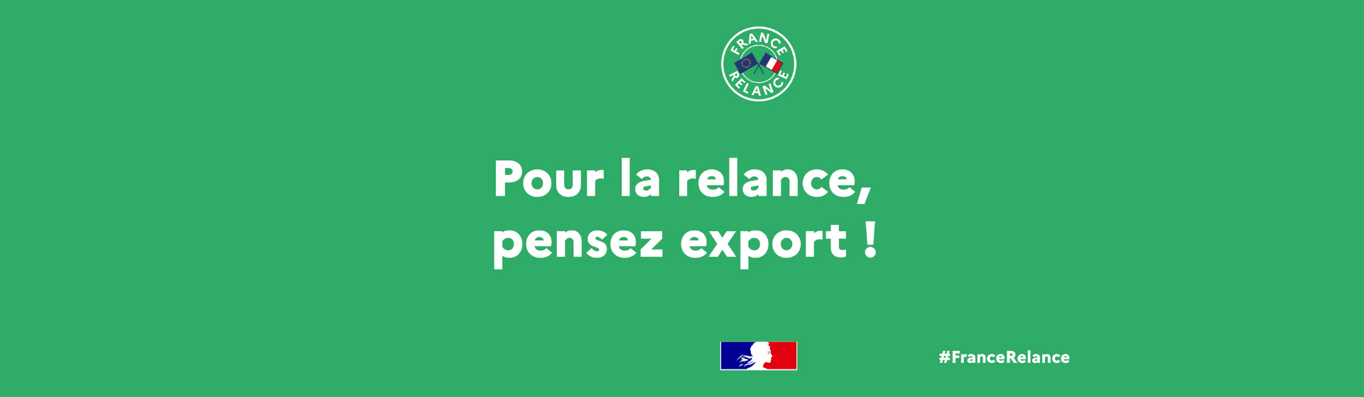 Bannière site relance export