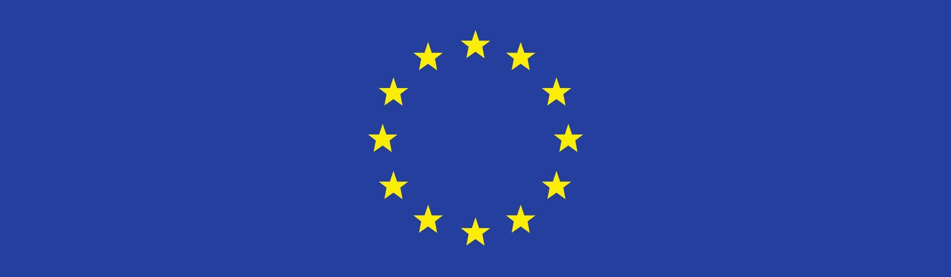 Drapeau Europe format bannière