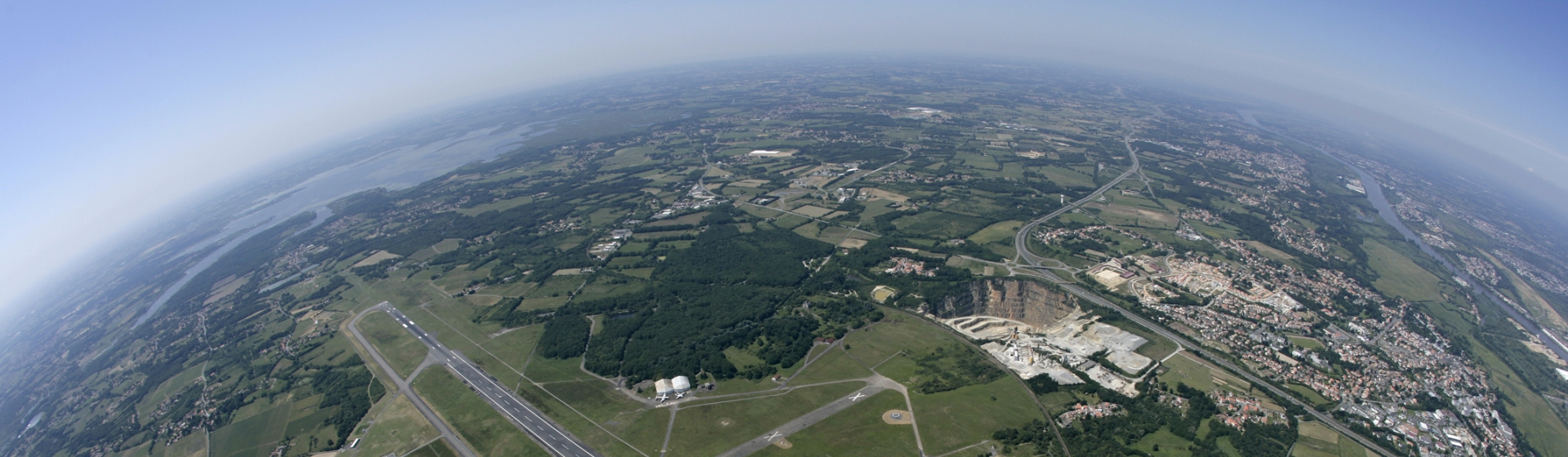 Vue aérienne Aéroport Nantes